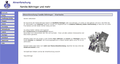 Desktop Screenshot of ahnenforschung.tanja-boehringer.de